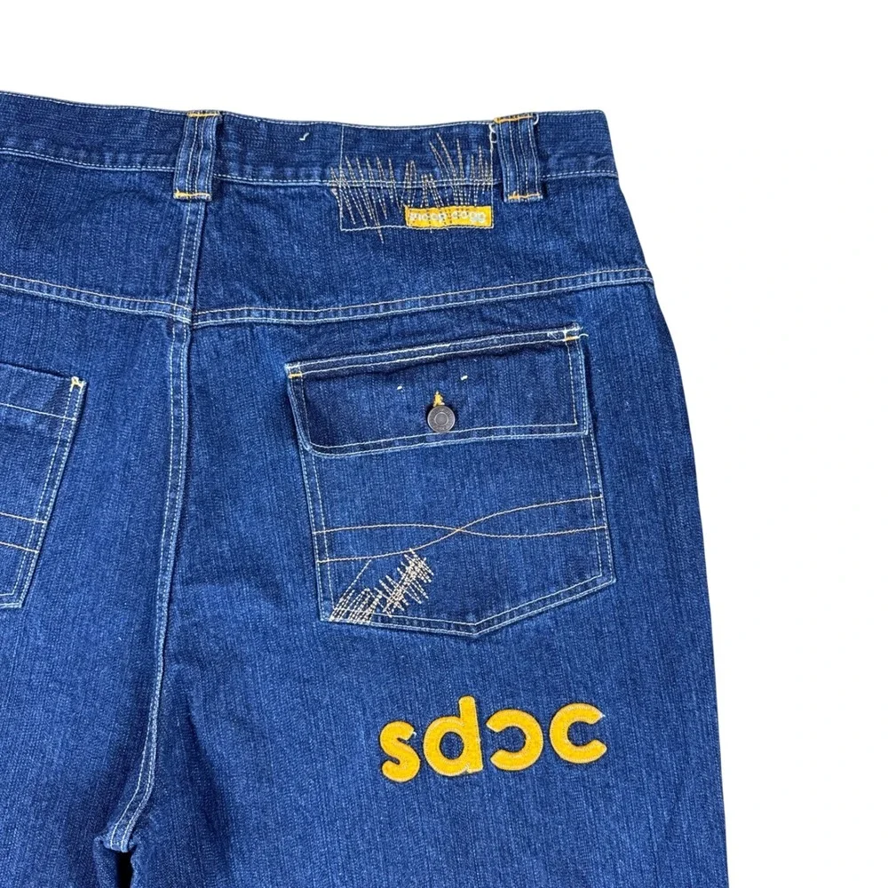 Snoop Dogg SDCC Men's Jeans Size 41x31.5 Blue Y2K Hip Hop Baggy‎ Denim Vintage